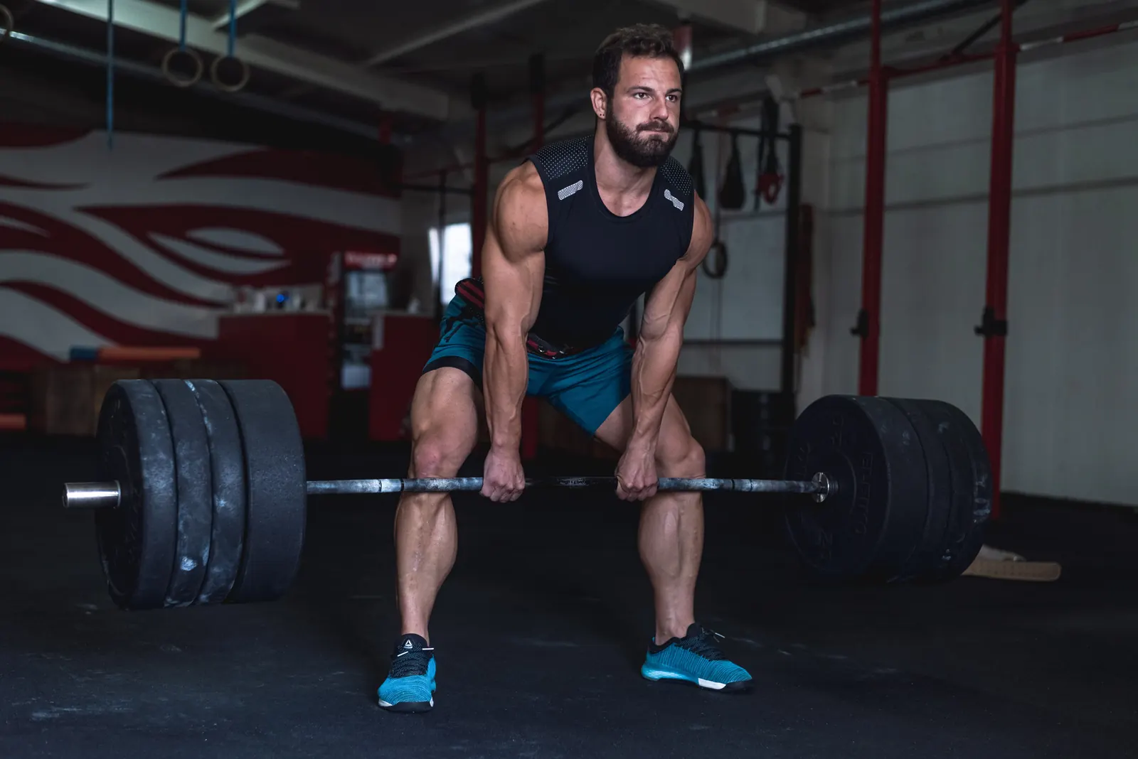 Barbell deadlift